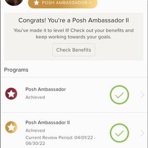 Let’s celebrate!  I just made Posh Ambassador ll!